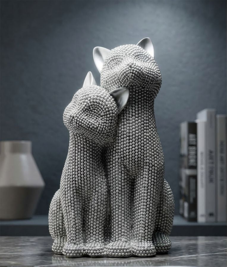 Decoratie Cats Sparky Couple 13×10×21 cm