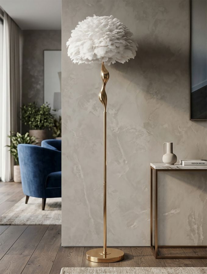 Vloerlamp Slim White Ø 50×165 cm