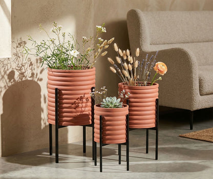 Vaashouder Milly Set 3 Pcs Ø 36×56,5 cm