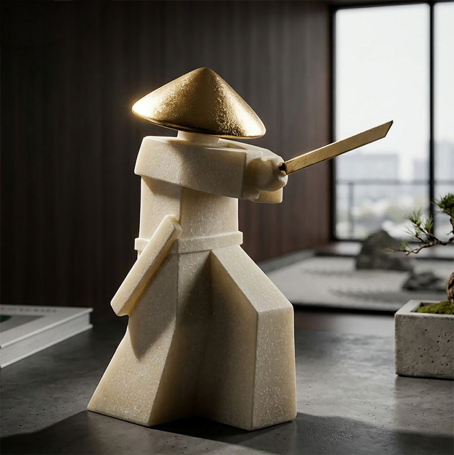Decoratie Samurai Toku Quarzy -a- 34×12×30 cm