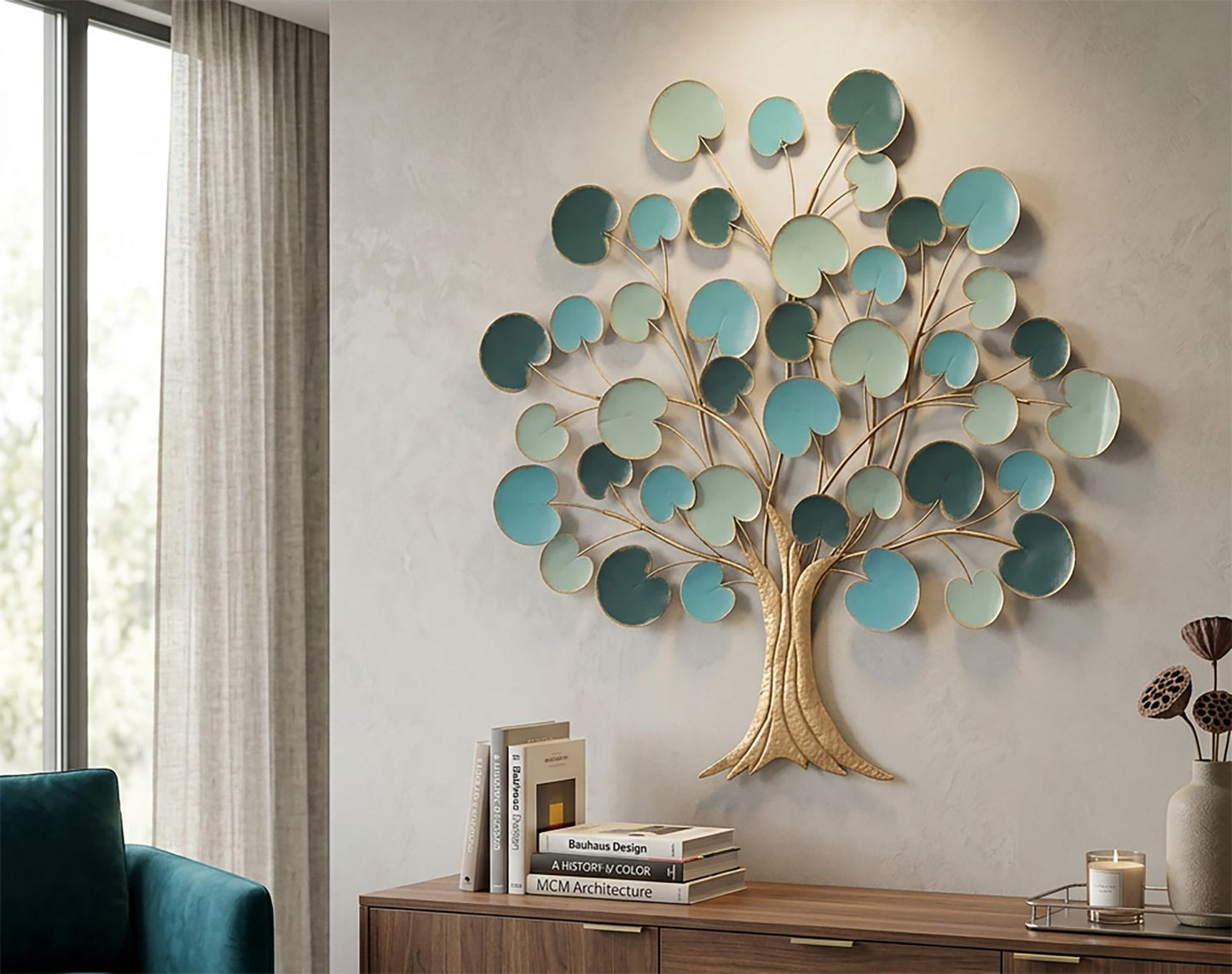Wanddecoratie Apple 89×2,5×90 cm