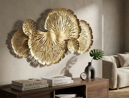 Wanddecoratie Iris Verticale 115×5×64 cm