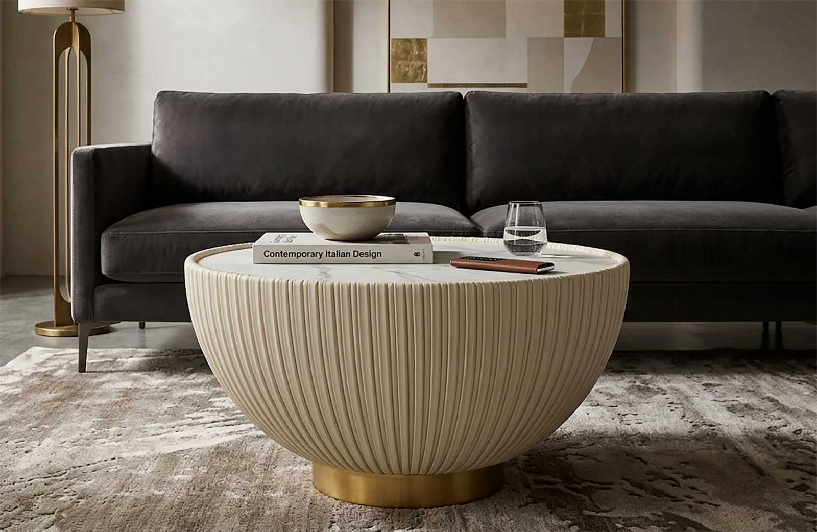 Salontafel Elge Coffee Table Ø 71×38 cm