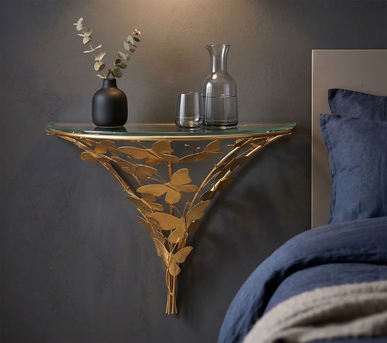 Nachtkastje Bedside Butterflies 44,5×24,5×34,5 cm