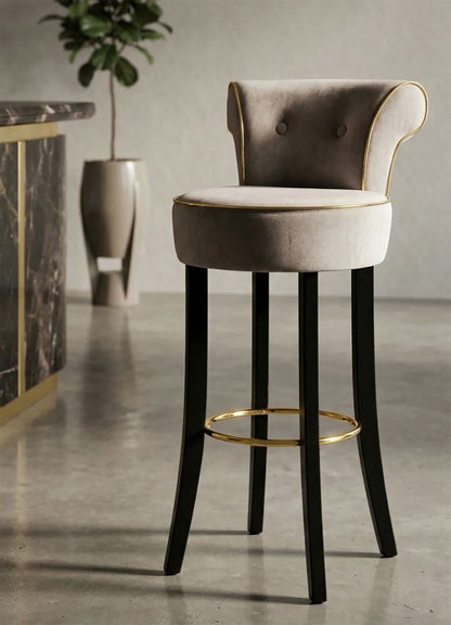 Barkruk Luxy Grey 46×48×96 cm