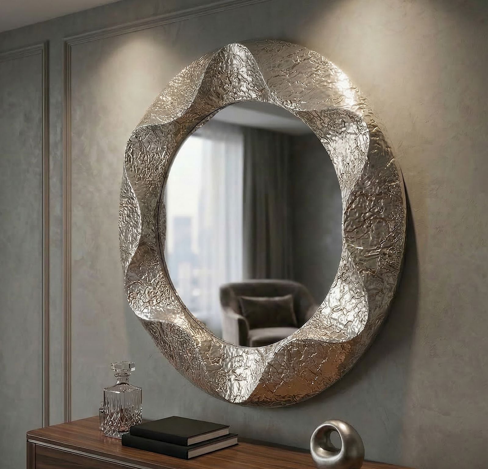 Spiegel Argelux Round Mirror Ø 104×7 cm