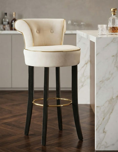 Barkruk Luxy Cream 46×48×96 cm