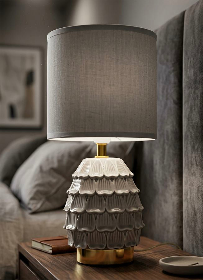 Tafellamp Badside Lamp Pigny Grey Ø 15×30,5 cm