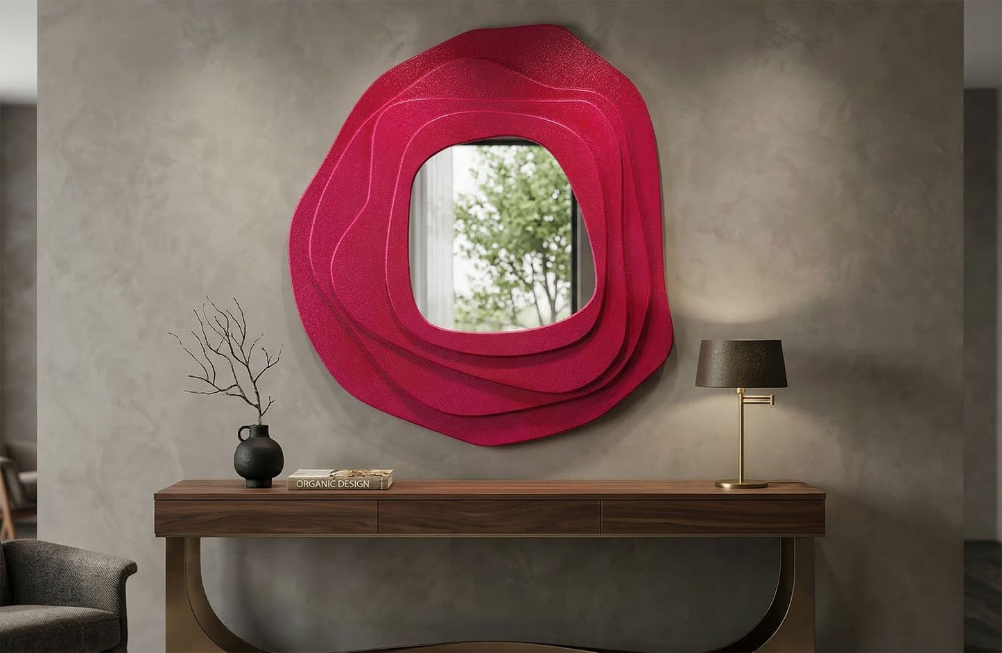Spiegel Dalia Fuxia 90×4×97 cm