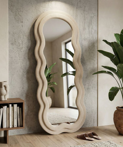 Spiegel Miki Cream Velvet 60×4×160 cm