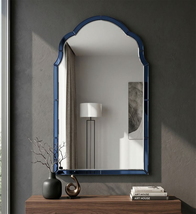 Spiegel Tangier Blue Wall Mirror 62×1×100 cm