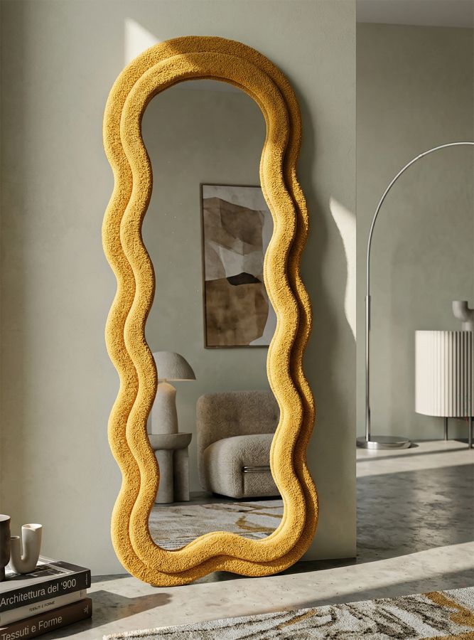 Spiegel Teddy Mustard 60×4×160 cm