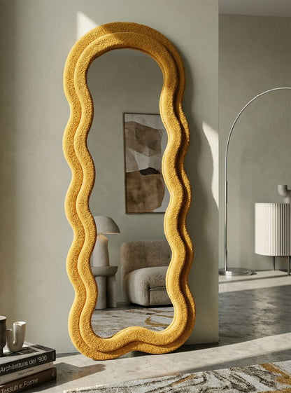 Spiegel Teddy Mustard 60×4×160 cm