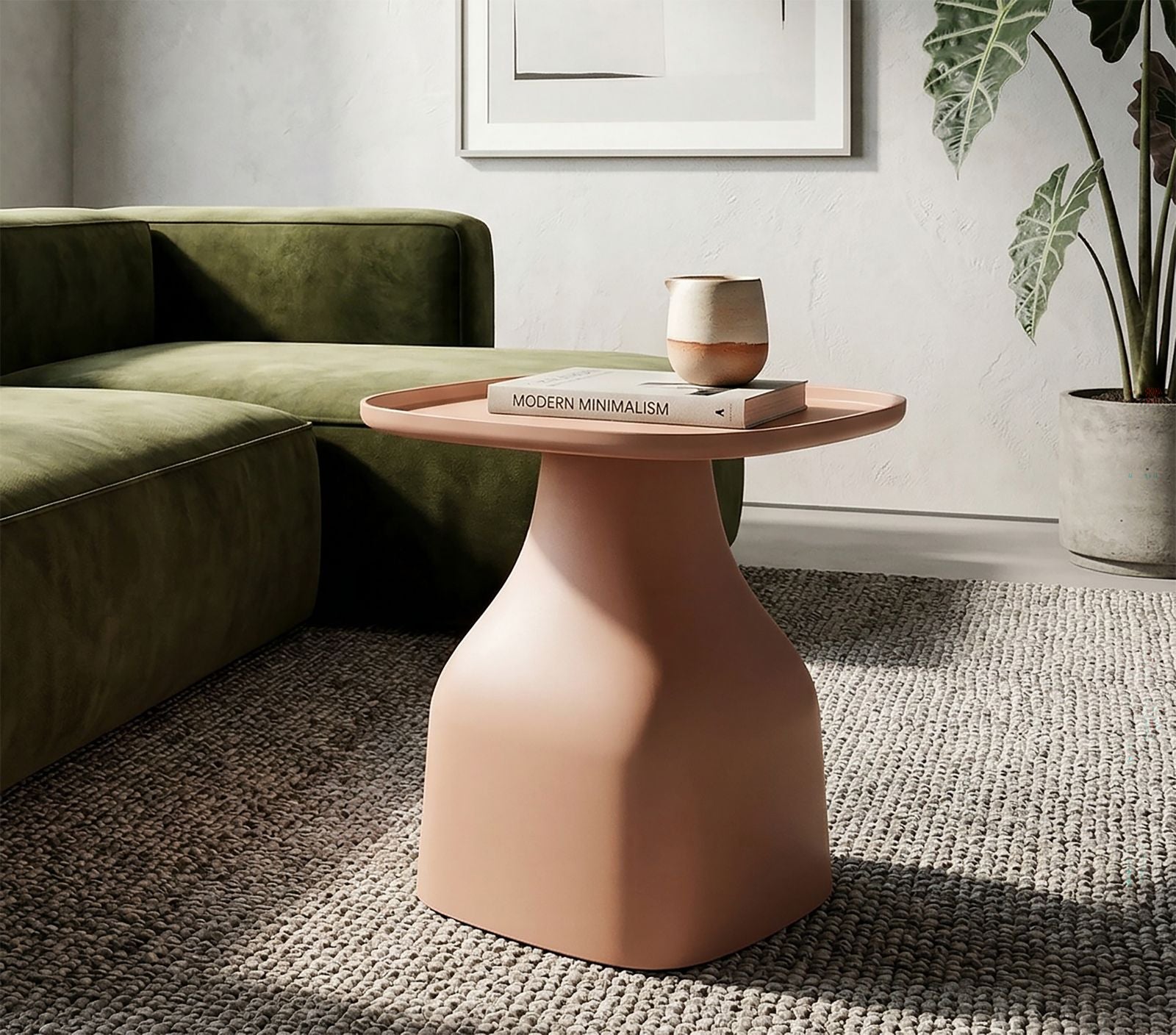 Salontafel Gea Table Pink 48×48×50 cm