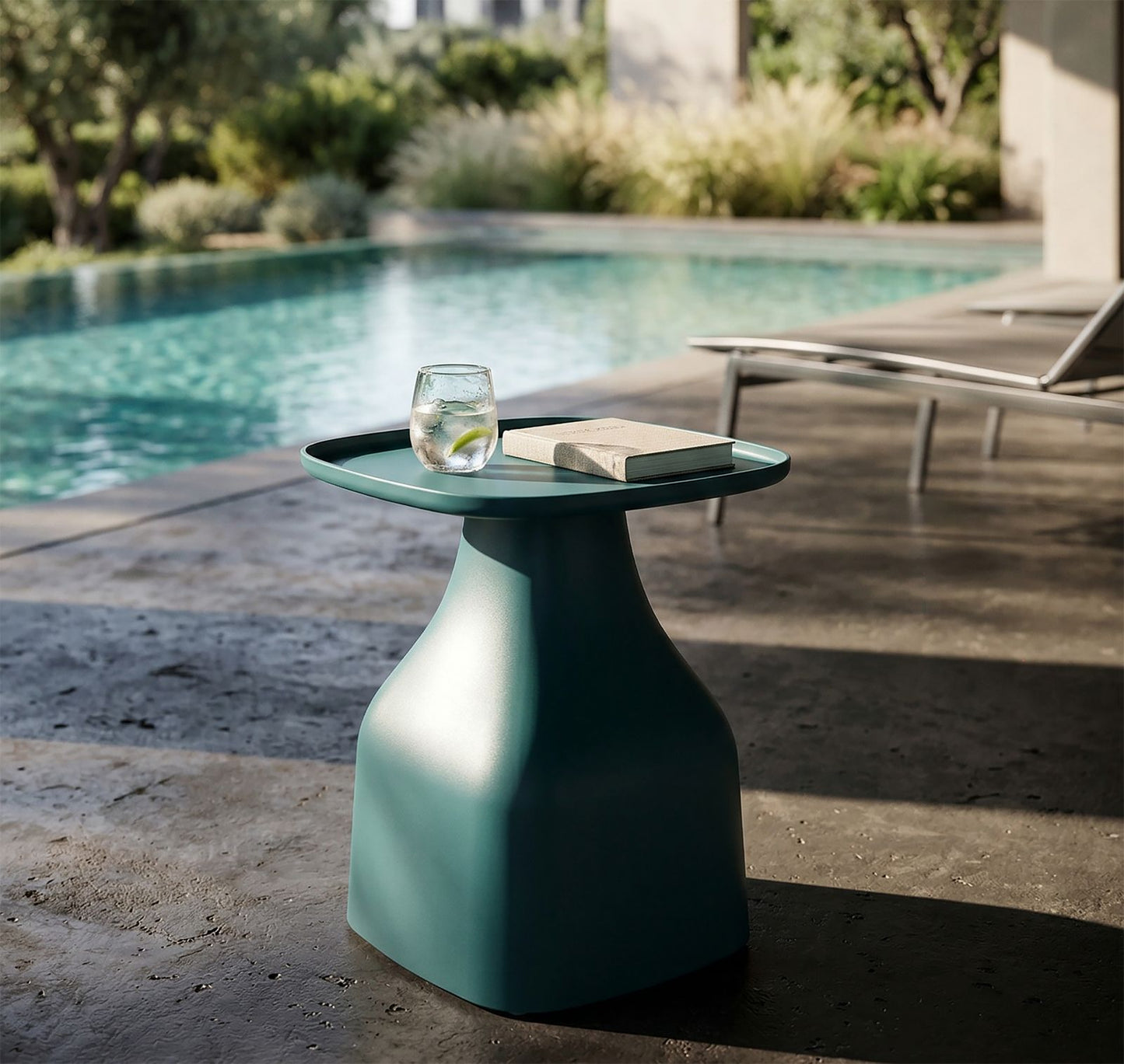 Salontafel Gea Table Blue 48×48×50 cm