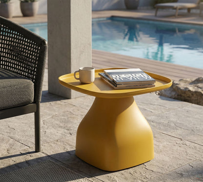 Salontafel Gea Table Yellow 48×48×38 cm