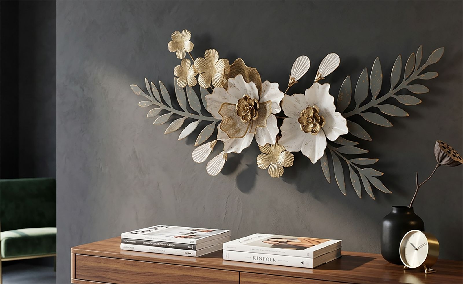 Wanddecoratie Greak 90,2×7,6×41,9 cm