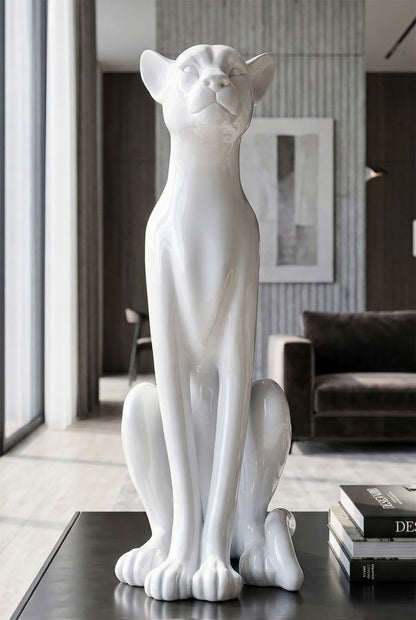Decoratie Sit Leopard 27×38×74 cm