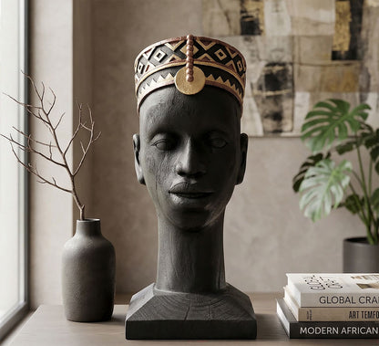 Decoratie Massai Man 25×25×56 cm