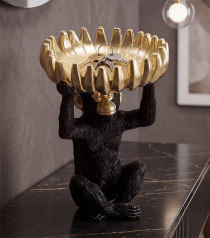 Decoratie Monkey Tray Banane Ø 23×31,5 cm