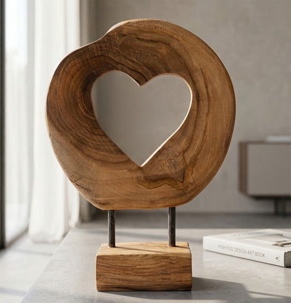 Decoratie Hasi Sculputre Teak 20×10×28 cm