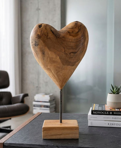 Decoratie Dobu Sculpture Teak 20×12×37 cm