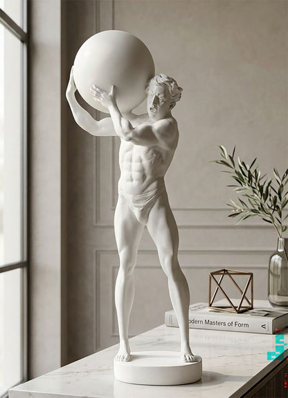 Beeld Atlas 18×12,5×50 cm