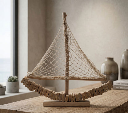 Decoratie Boath Nature 45×7×45 cm