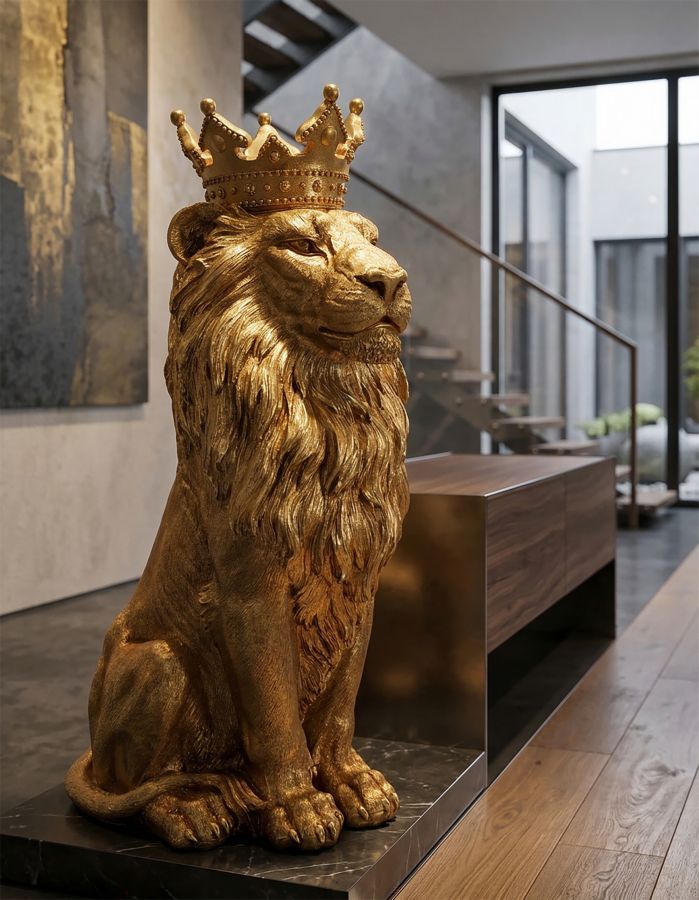 Decoratie King Lion Shant 30×42×74 cm