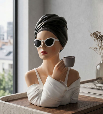 Decoratie Paris Woman -a- 20×18,5×29 cm