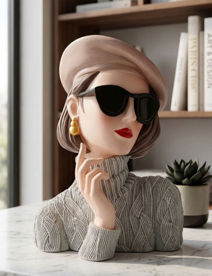 Decoratie Paris Woman-b- 18,5×14×26 cm