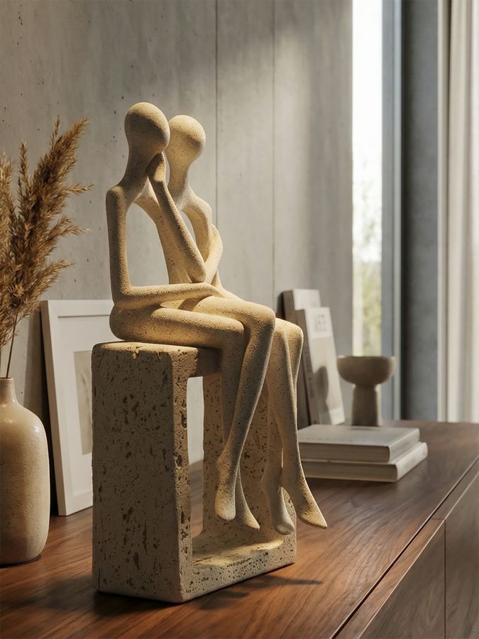 Decoratie Stons Pair Figurine 11,5×9×25 cm