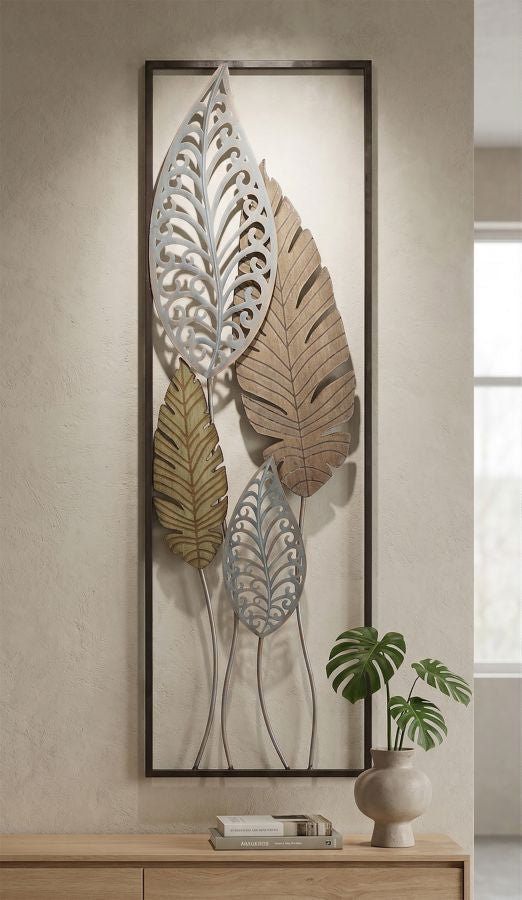 Wanddecoratie Foglie -b- 30,5×2,5×99,5 cm