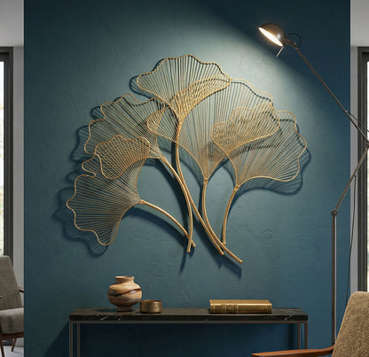 Wanddecoratie Glam Leaf 79×5×68 cm