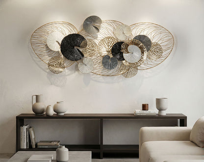 Wanddecoratie Luxy 124,5×9,5×55 cm