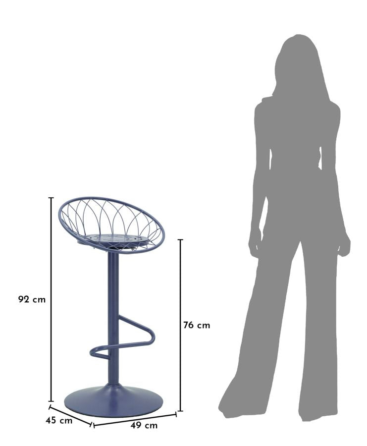 Barkruk Clox Bar Stool Tail 49×45×92 cm