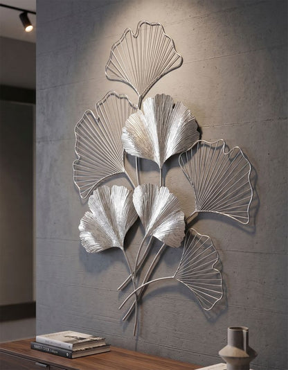 Wanddecoratie Goxy Silver 62×4×86 cm