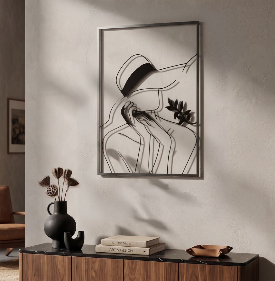 Wanddecoratie Elegant -b- 60×1×80 cm
