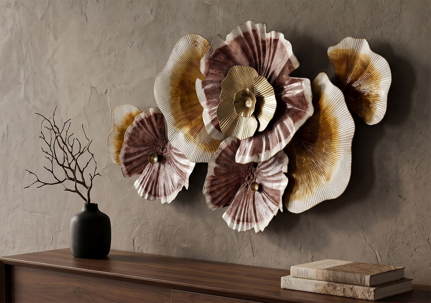 Wanddecoratie Clow 92,1×8,3×51,4 cm