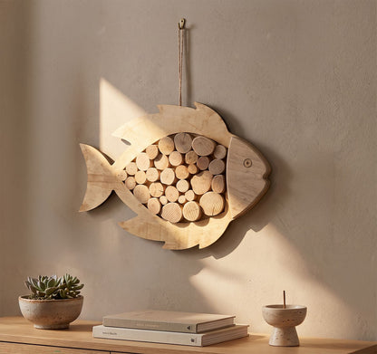Wanddecoratie Fish Nature To Hang 42,5×2×28,5 cm
