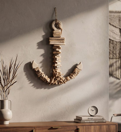 Wanddecoratie Anchor Nature To Hang 39×7×46 cm