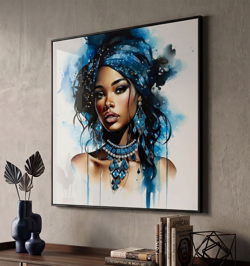 Schilderij Laquared Wall Panting With Frame Altea -b- 82×4×82 cm