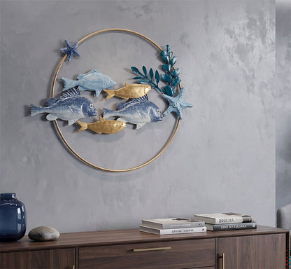 Wanddecoratie Marine 77×5×63 cm