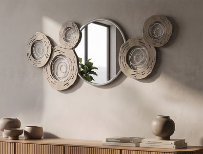 Wanddecoratie Hop With Mirror 106×3,8×48 cm