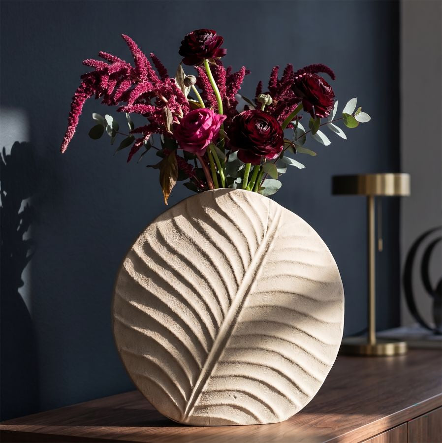 Vaas Round Vase Dune Ø 32,5×13 cm