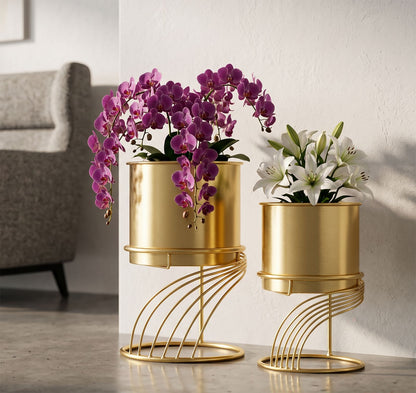 Vaashouder Spirally Set 2 Pcs Ø 23×35 cm