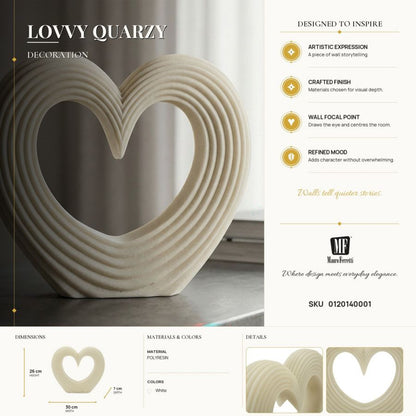 Decoratie Lovvy Quarzy 30×7×26 cm