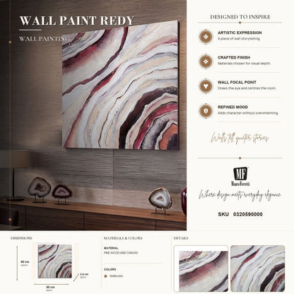 Schilderij Redy 80×2,8×80 cm