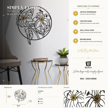 Wandpaneel Simply Flotis 63×2×69 cm