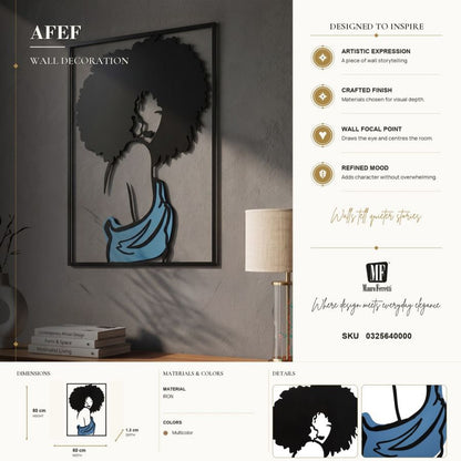 Wandpaneel Afef 60×1,3×80 cm